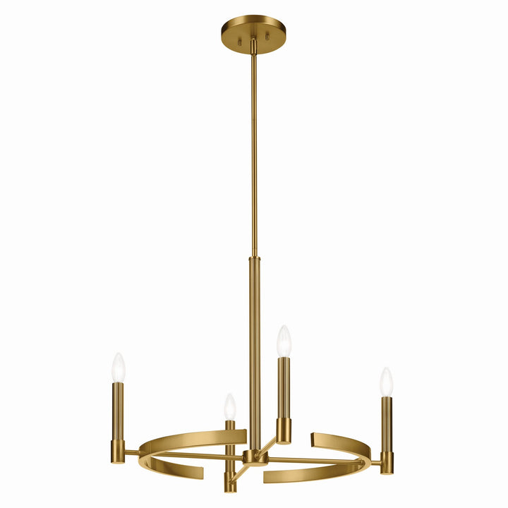 Kichler Canada - 52426BNB - Four Light Chandelier - Tolani - Brushed Natural Brass