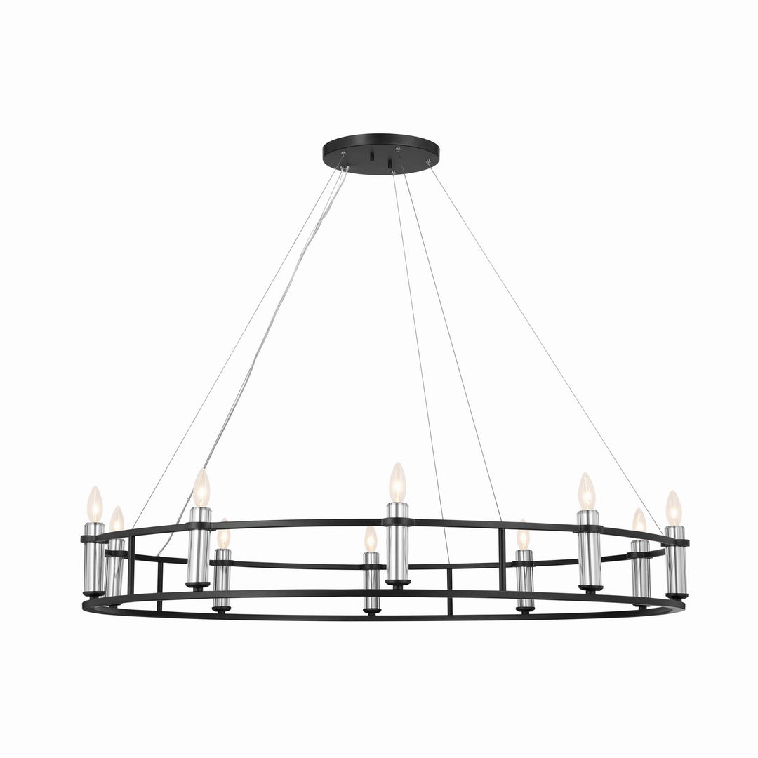 Kichler Canada - 52491BK - Ten Light Chandelier - Rosalind - Black