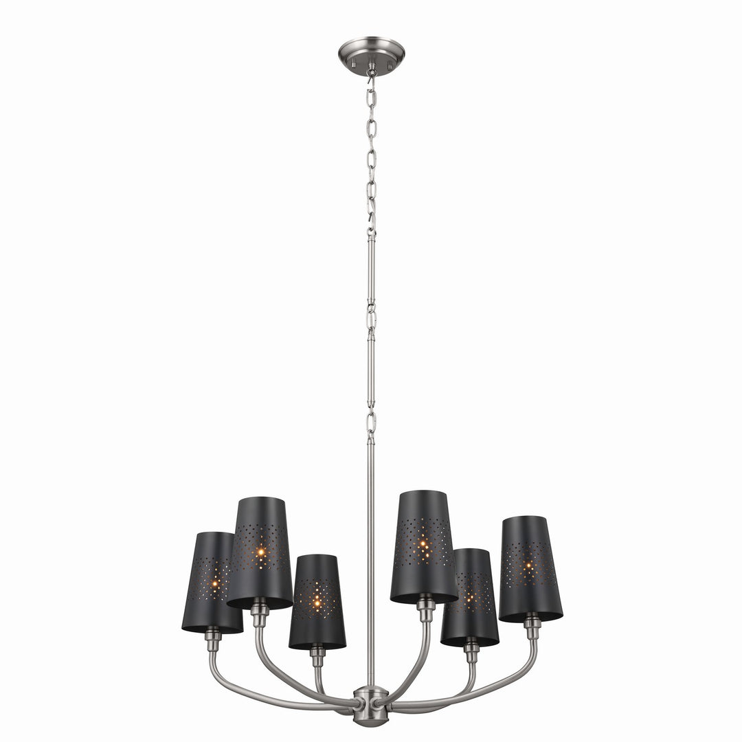Kichler Canada - 52508CLP - Six Light Chandelier - Adeena - Classic Pewter