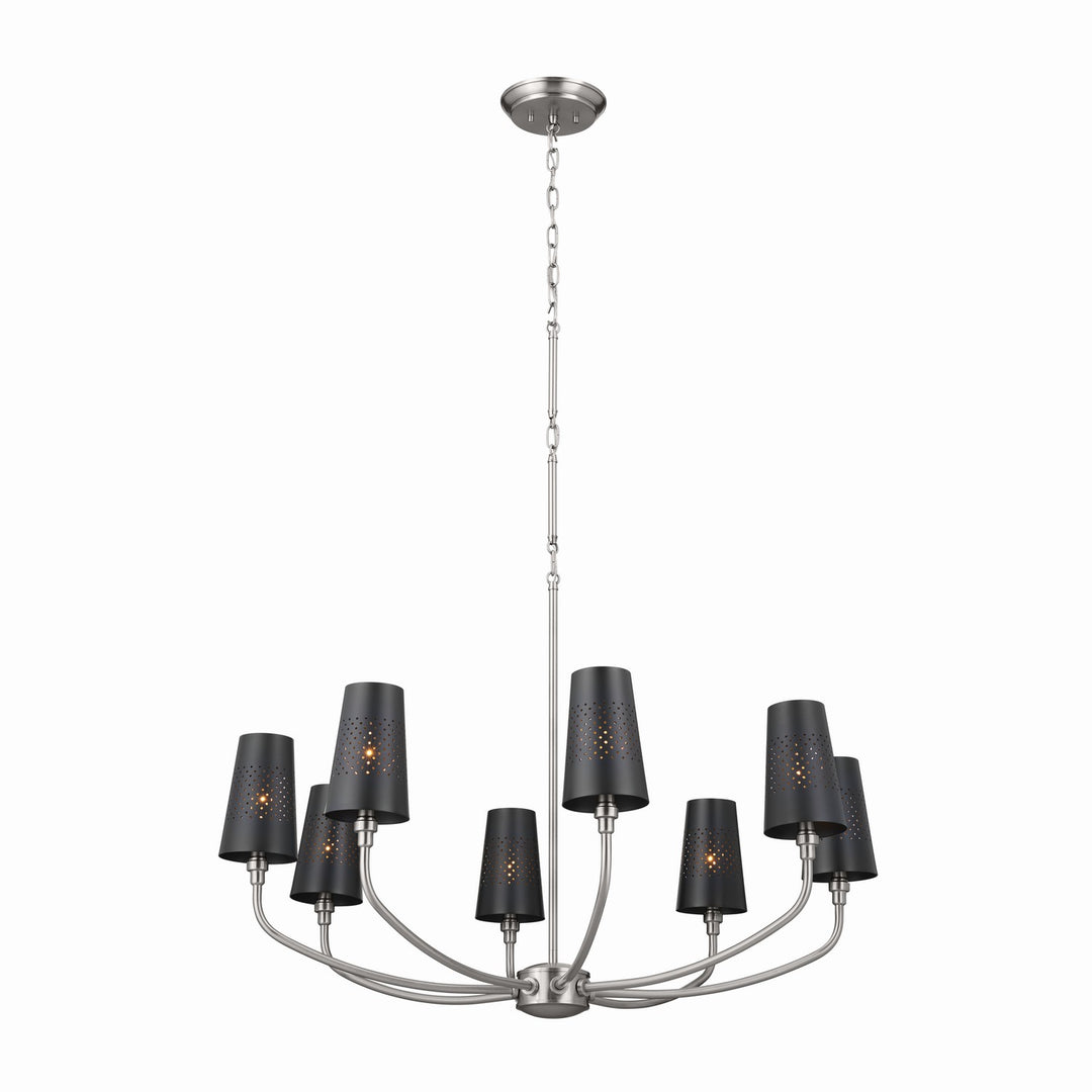 Kichler Canada - 52509CLP - Eight Light Chandelier - Adeena - Classic Pewter