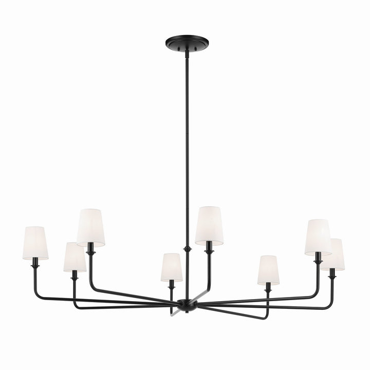 Kichler Canada - 52521BK - Eight Light Chandelier - Pallas - Black