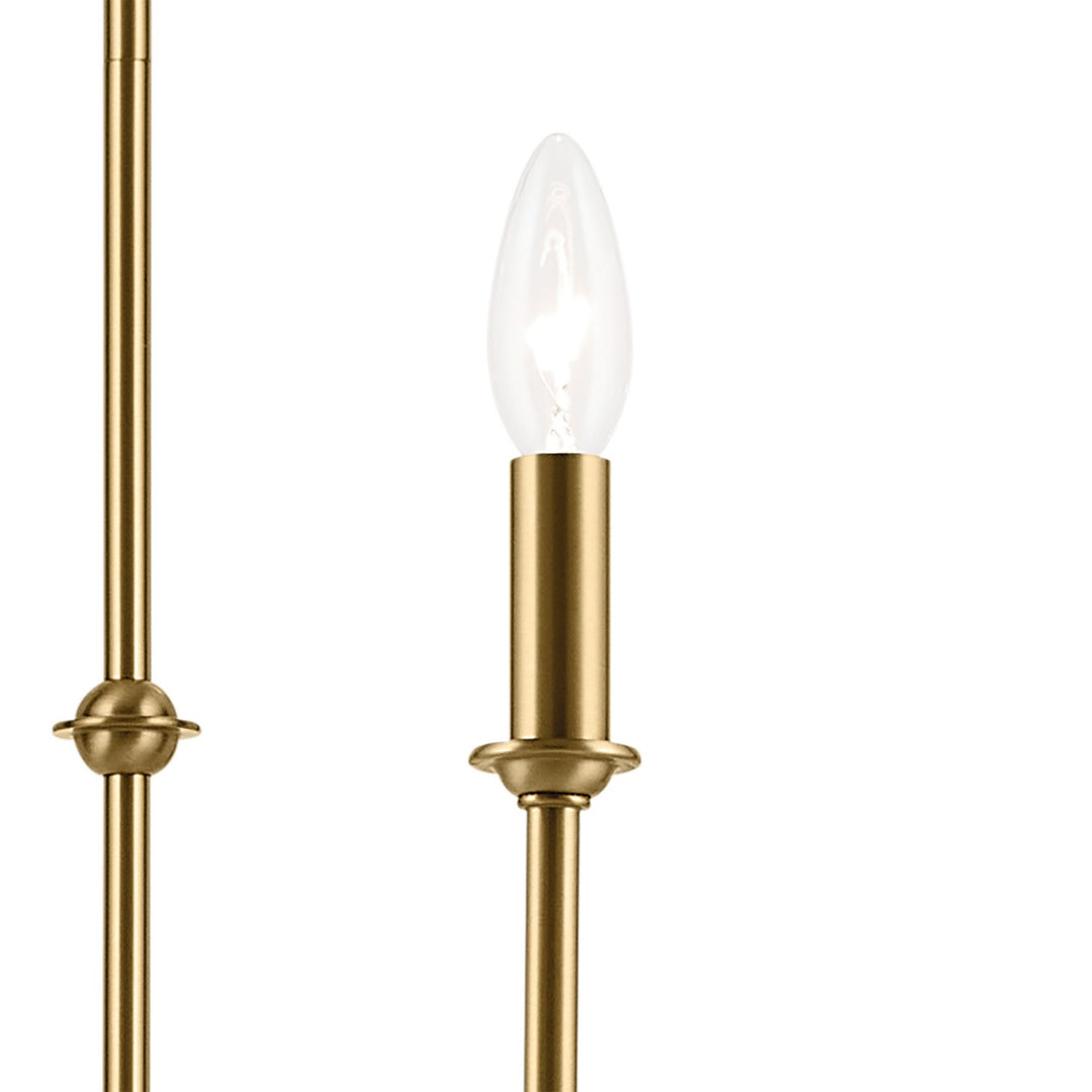 Kichler Canada - 52521BNB - Eight Light Chandelier - Pallas - Brushed Natural Brass
