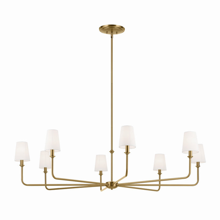 Kichler Canada - 52521BNB - Eight Light Chandelier - Pallas - Brushed Natural Brass