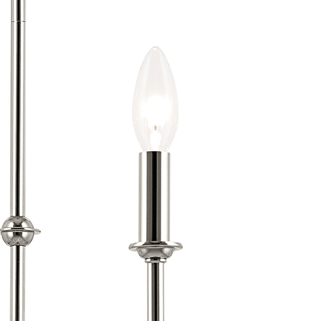 Kichler Canada - 52521PN - Eight Light Chandelier - Pallas - Polished Nickel