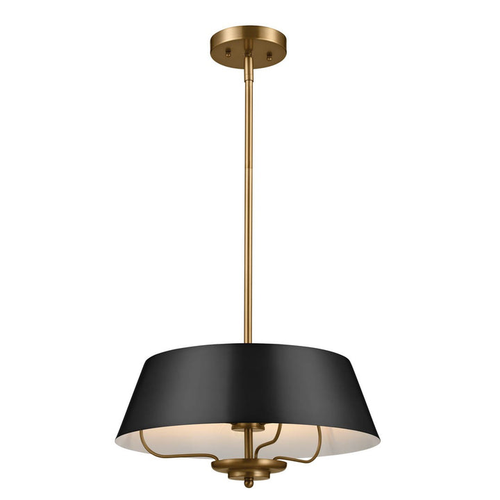 Kichler Canada - 52542BK - Three Light Pendant/Semi Flush - Luella - Black