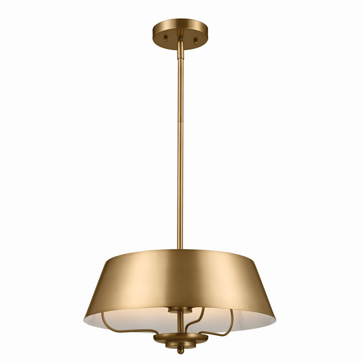 Kichler Canada - 52542BNB - Three Light Pendant/Semi Flush - Luella - Brushed Natural Brass
