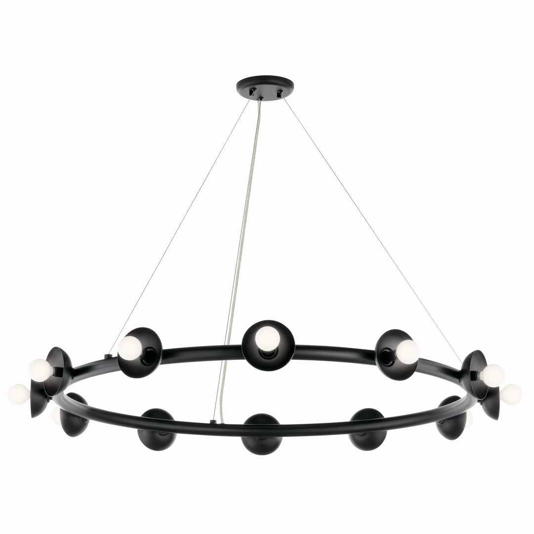 Kichler Canada - 52643BK - 12 Light Chandelier - Palta - Black