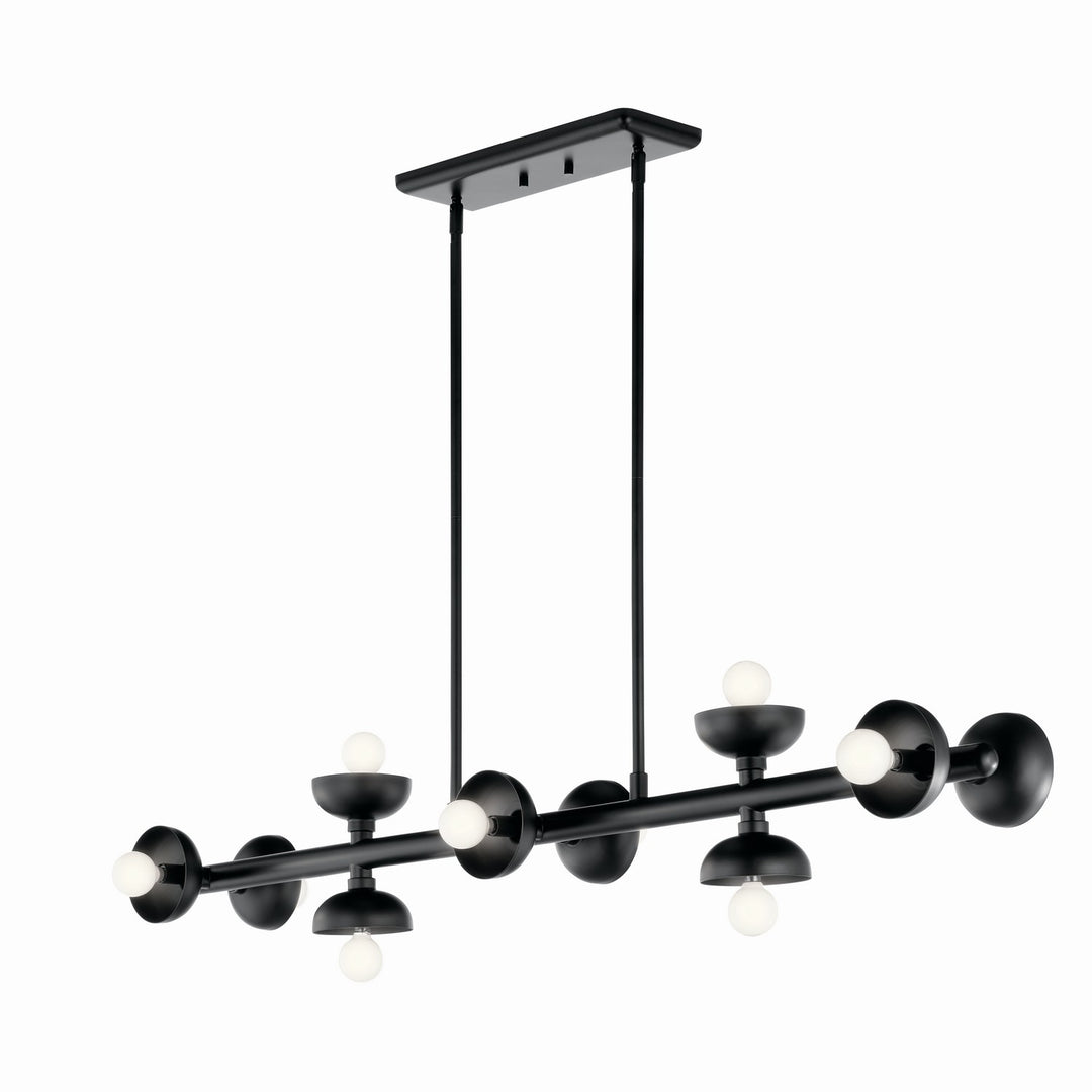 Kichler Canada - 52645BK - Ten Light Linear Chandelier - Palta - Black