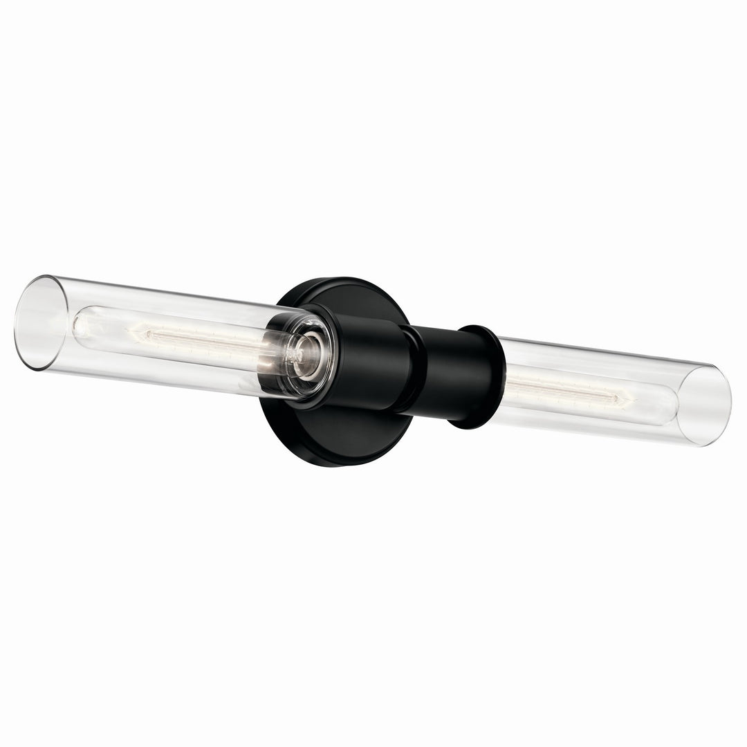Kichler Canada - 52654BK - Two Light Wall Sconce - Aviv - Black