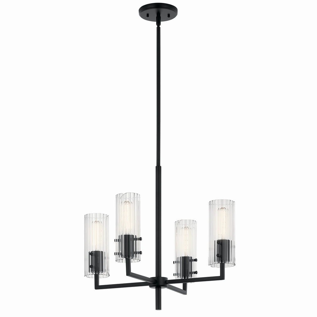 Kichler Canada - 52678BK - Four Light Chandelier - Velestino - Black