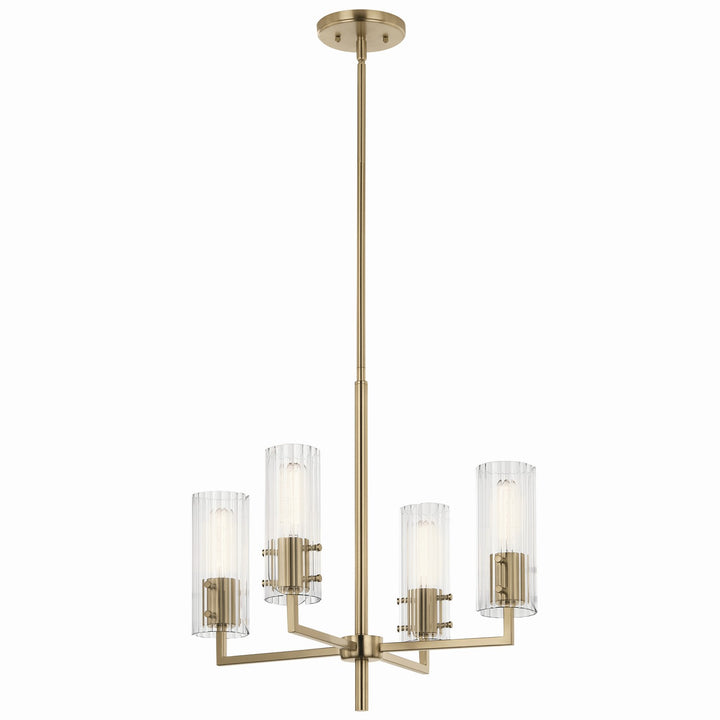 Kichler Canada - 52678CPZ - Four Light Chandelier - Velestino - Champagne Bronze