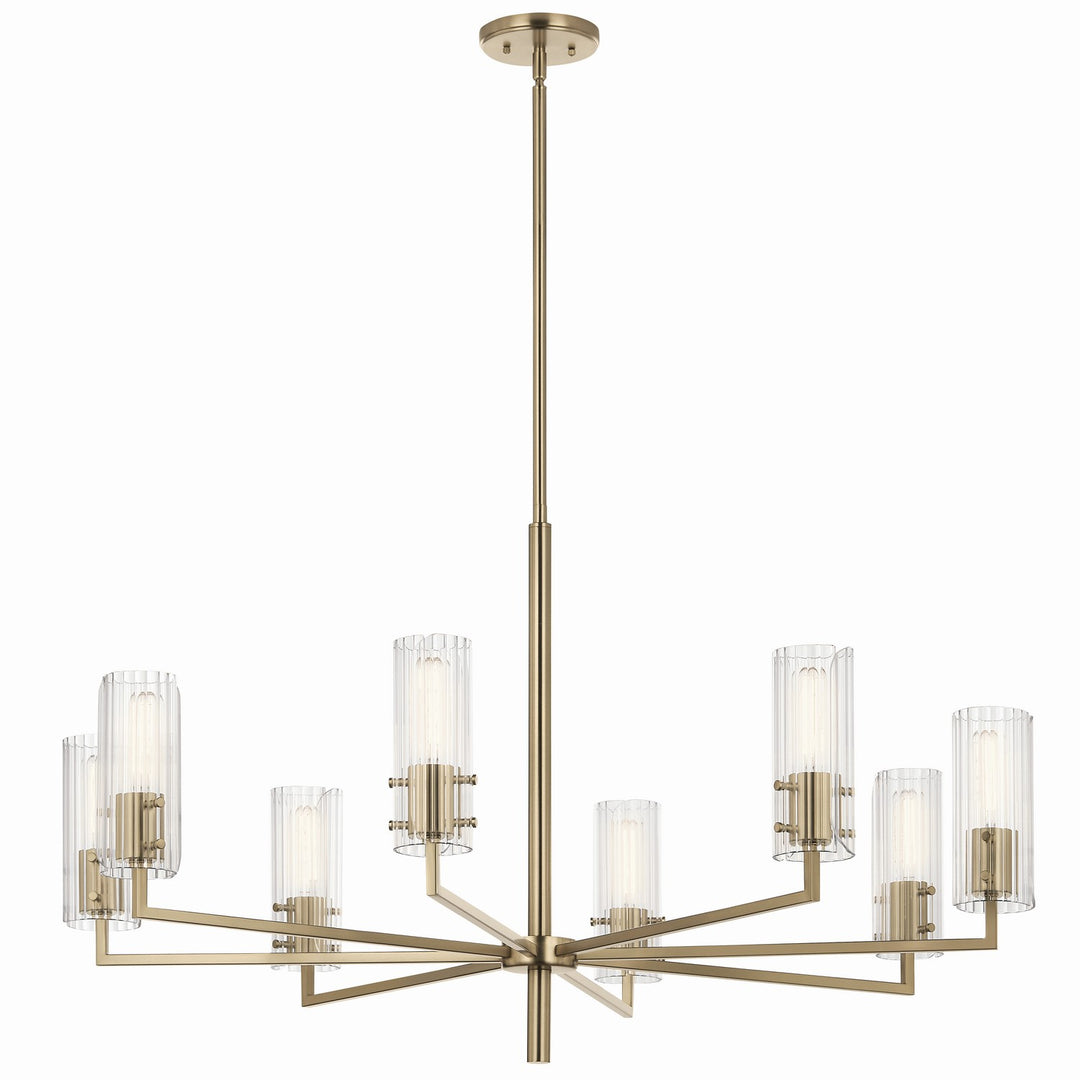 Kichler Canada - 52680CPZ - Eight Light Chandelier - Velestino - Champagne Bronze