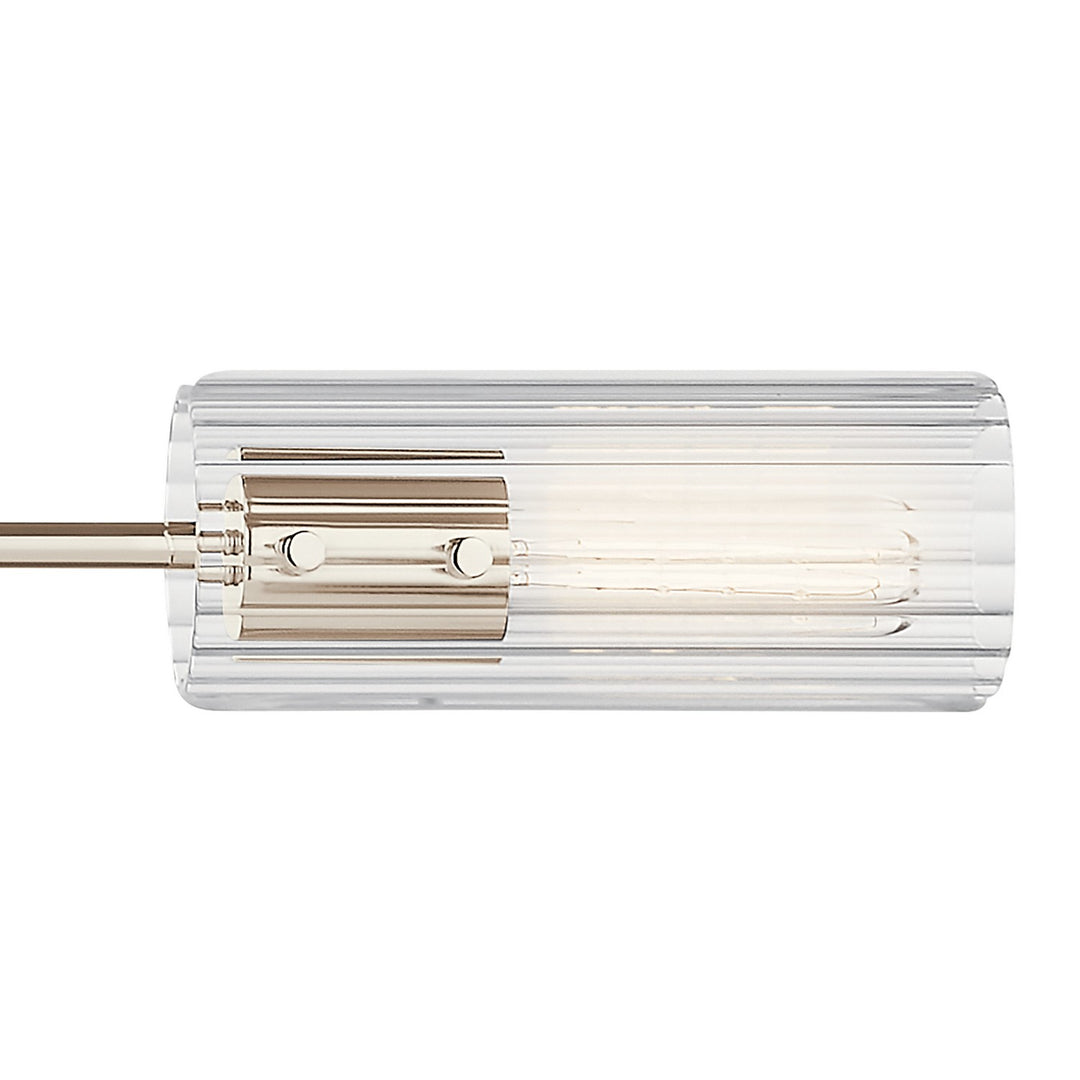 Kichler Canada - 52681PN - Four Light Linear Chandelier - Velestino - Polished Nickel