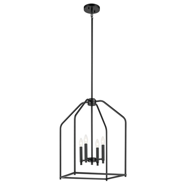 Kichler Canada - 52722BK - Four Light Foyer Pendant - Madden - Black