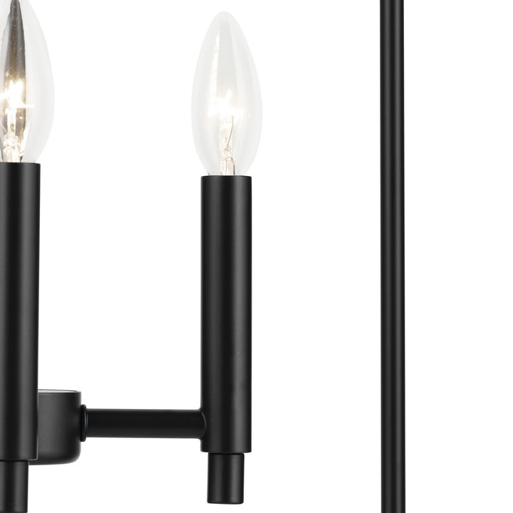 Kichler Canada - 52722BK - Four Light Foyer Pendant - Madden - Black