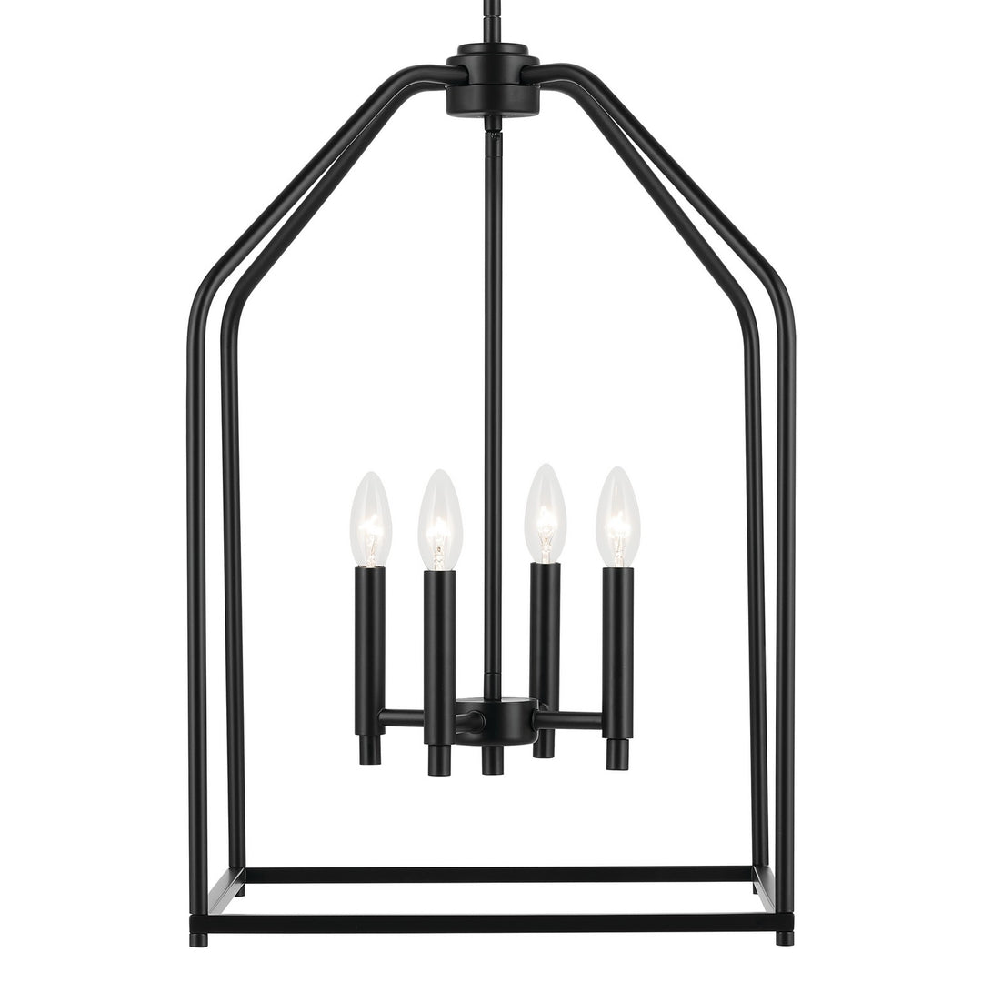 Kichler Canada - 52722BK - Four Light Foyer Pendant - Madden - Black