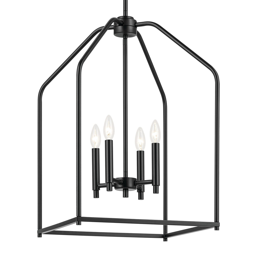 Kichler Canada - 52722BK - Four Light Foyer Pendant - Madden - Black