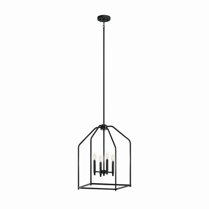 Kichler Canada - 52722BK - Four Light Foyer Pendant - Madden - Black