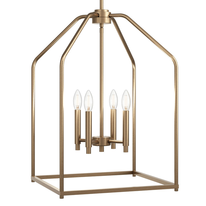 Kichler Canada - 52722CPZ - Four Light Foyer Pendant - Madden - Champagne Bronze