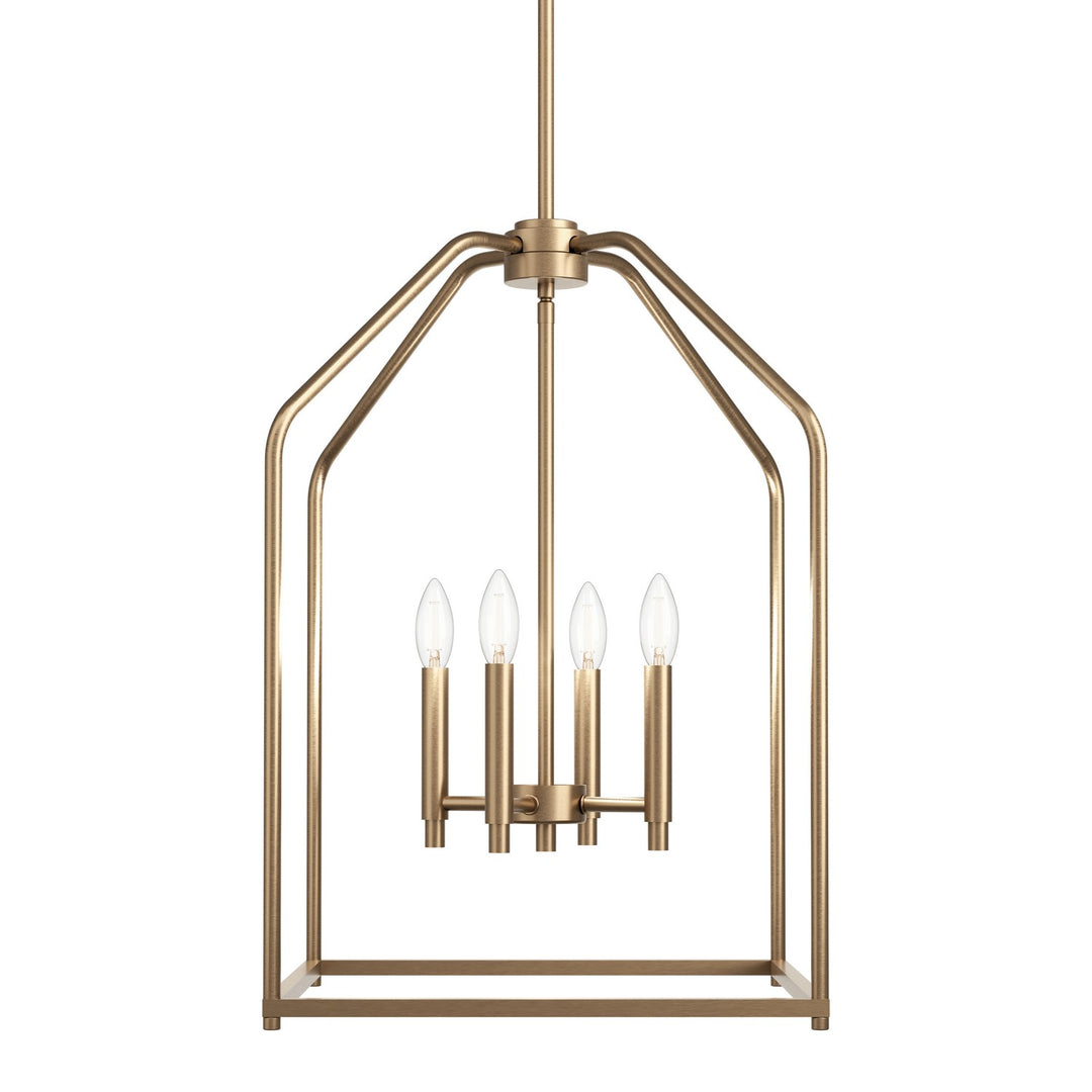 Kichler Canada - 52722CPZ - Four Light Foyer Pendant - Madden - Champagne Bronze