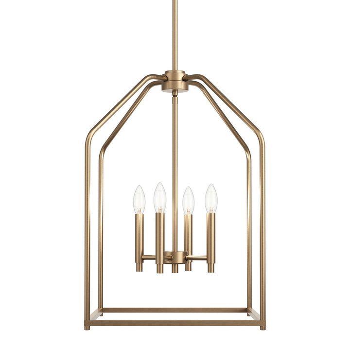 Kichler Canada - 52722CPZ - Four Light Foyer Pendant - Madden - Champagne Bronze