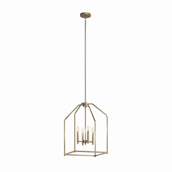 Kichler Canada - 52722CPZ - Four Light Foyer Pendant - Madden - Champagne Bronze