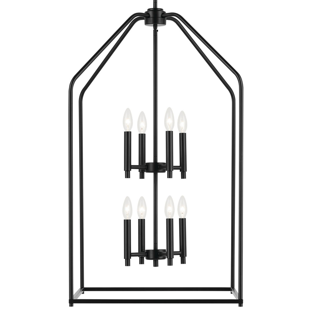 Kichler Canada - 52723BK - Eight Light Foyer Pendant - Madden - Black