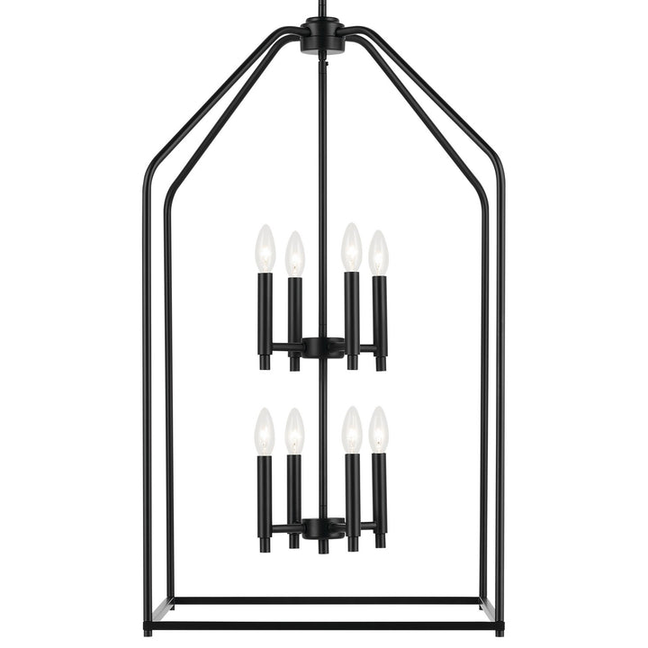 Kichler Canada - 52723BK - Eight Light Foyer Pendant - Madden - Black