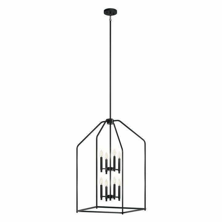 Kichler Canada - 52723BK - Eight Light Foyer Pendant - Madden - Black
