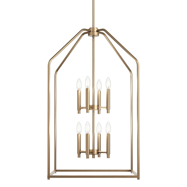 Kichler Canada - 52723CPZ - Eight Light Foyer Pendant - Madden - Champagne Bronze