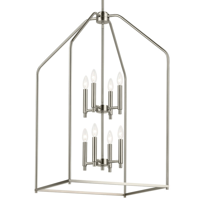 Kichler Canada - 52723NI - Eight Light Foyer Pendant - Madden - Brushed Nickel