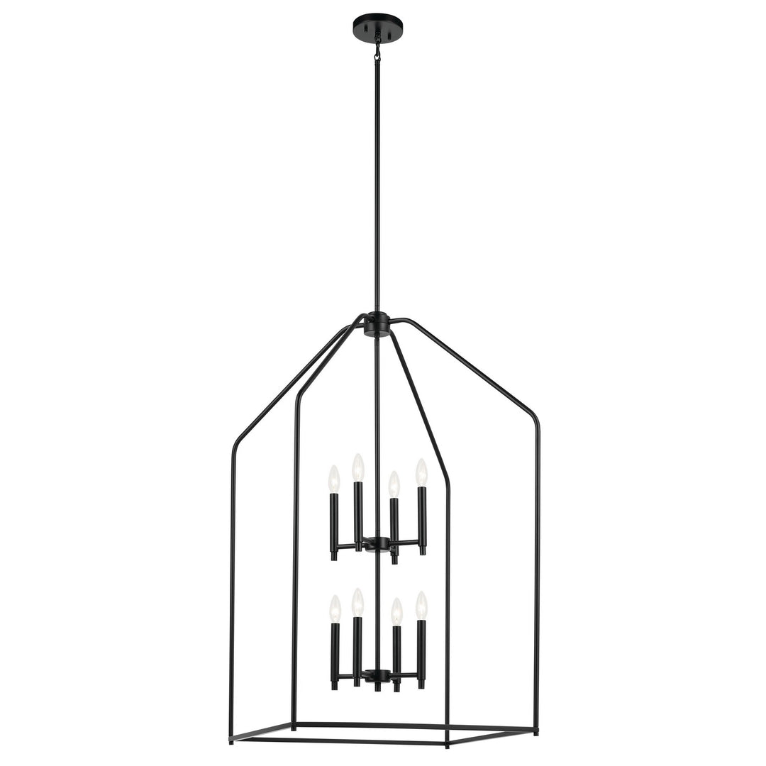 Kichler Canada - 52724BK - Eight Light Foyer Pendant - Madden - Black