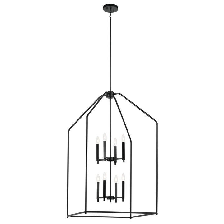 Kichler Canada - 52724BK - Eight Light Foyer Pendant - Madden - Black