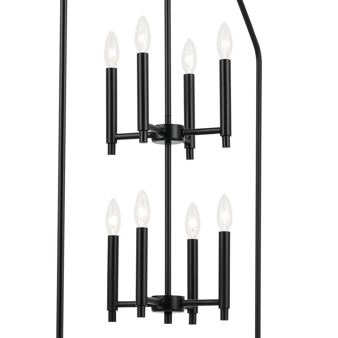 Kichler Canada - 52724BK - Eight Light Foyer Pendant - Madden - Black