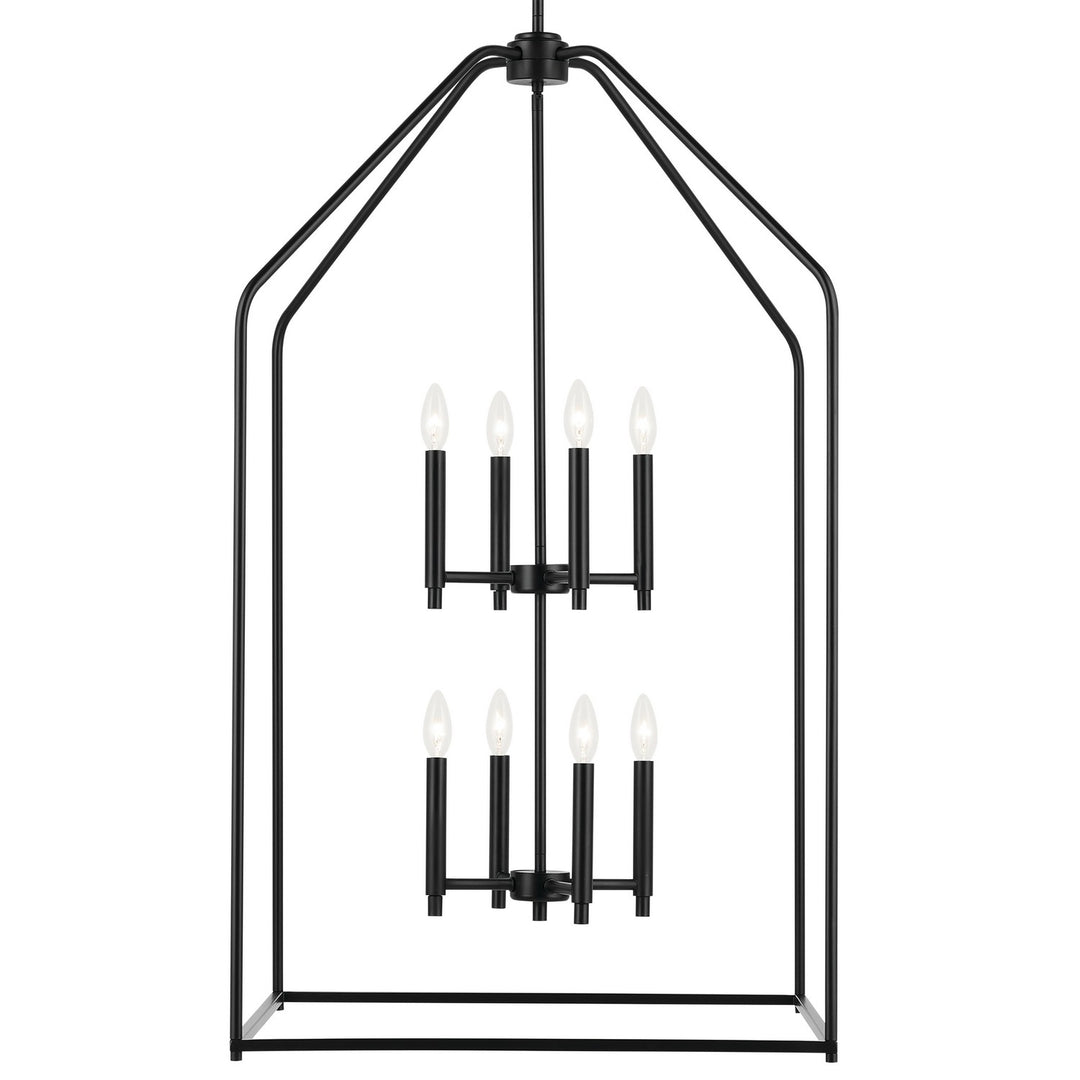 Kichler Canada - 52724BK - Eight Light Foyer Pendant - Madden - Black