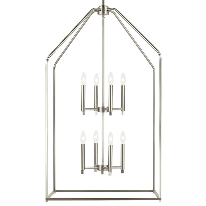 Kichler Canada - 52724NI - Eight Light Foyer Pendant - Madden - Brushed Nickel