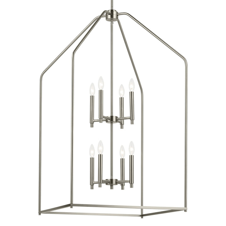 Kichler Canada - 52724NI - Eight Light Foyer Pendant - Madden - Brushed Nickel