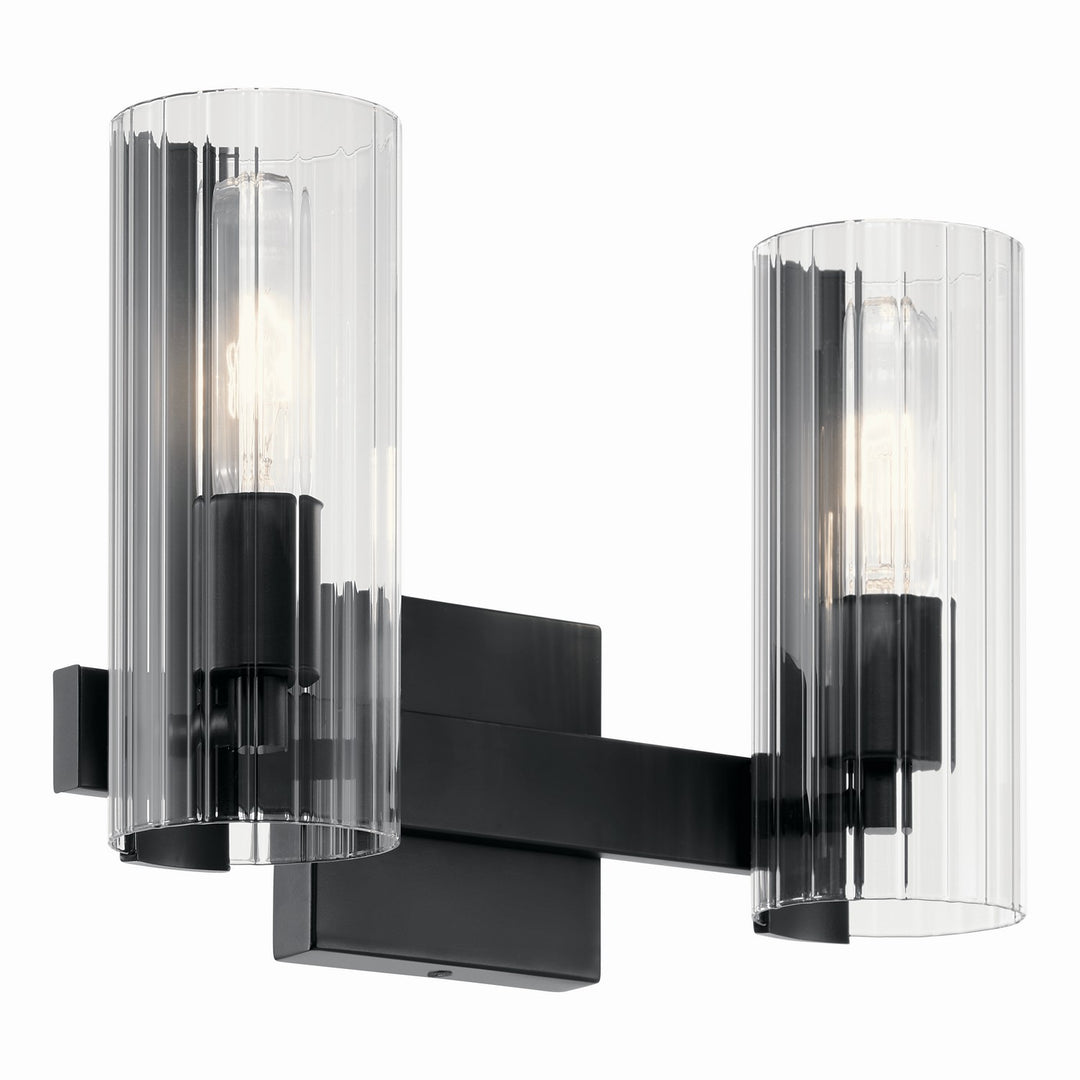 Kichler Canada - 55167BK - Two Light Vanity - Jemsa - Black