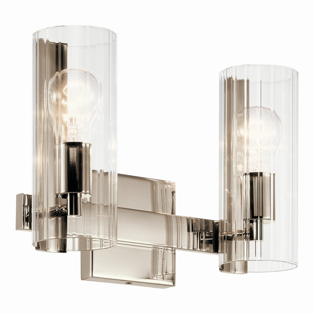 Kichler Canada - 55167PN - Two Light Vanity - Jemsa - Polished Nickel
