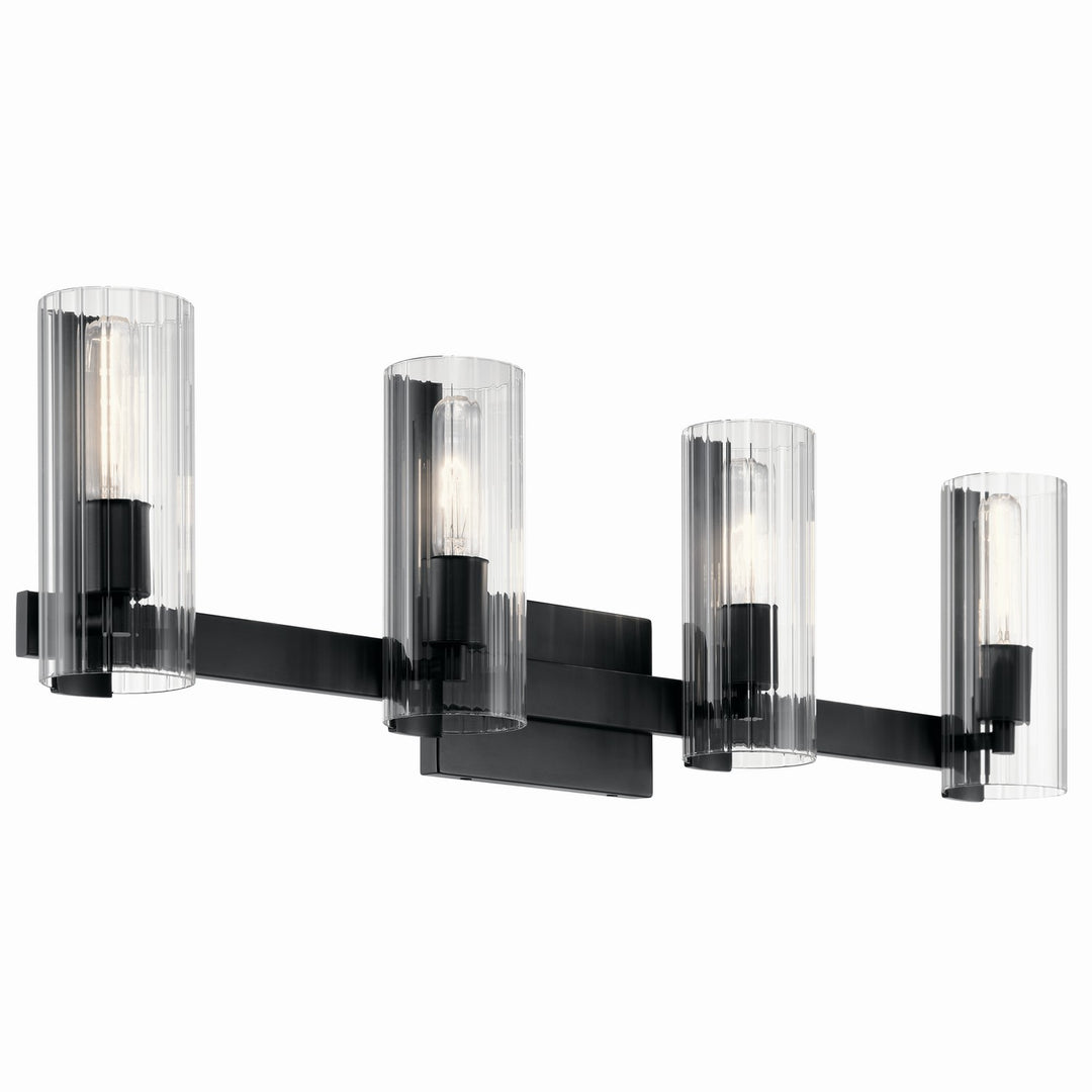 Kichler Canada - 55169BK - Four Light Vanity - Jemsa - Black