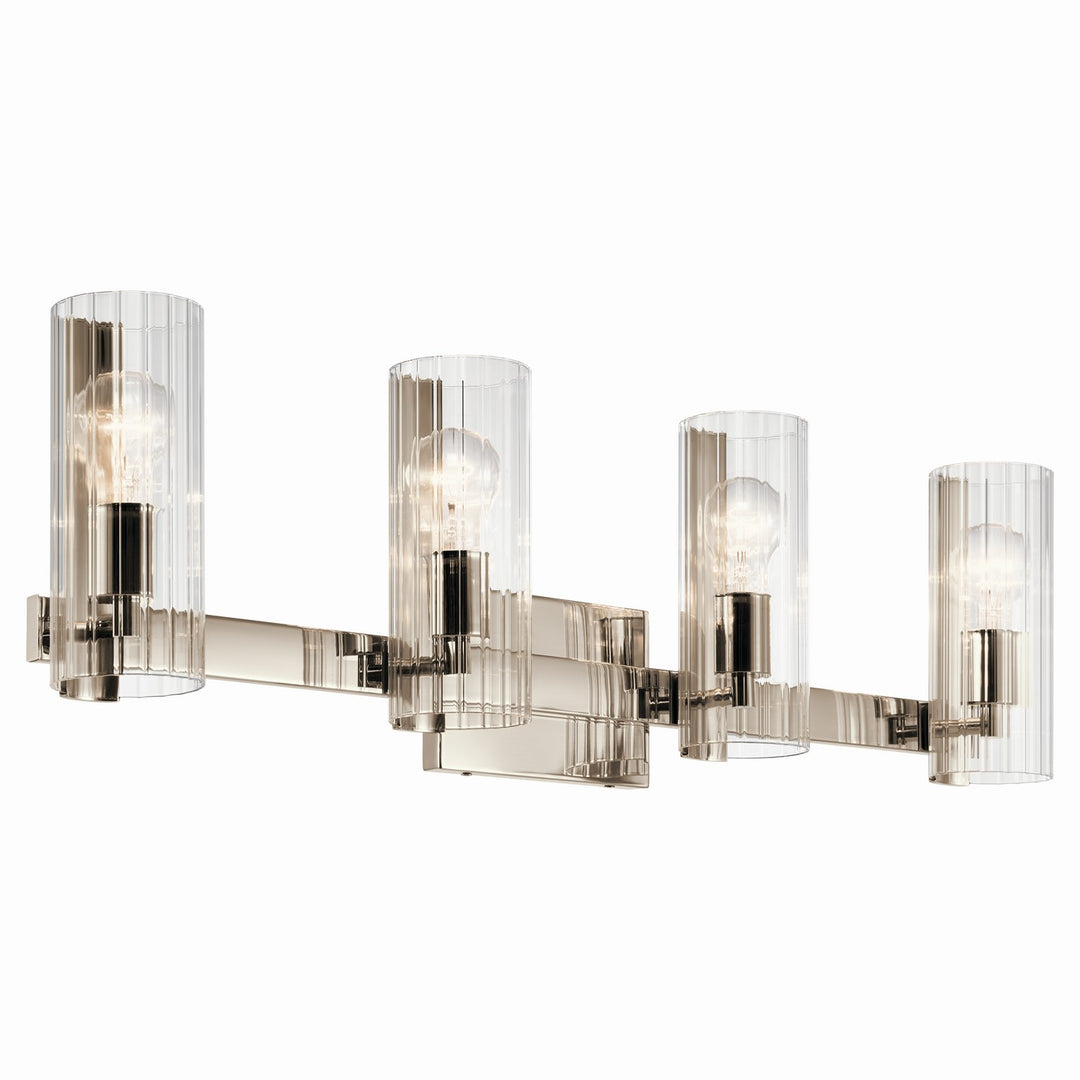 Kichler Canada - 55169PN - Four Light Vanity - Jemsa - Polished Nickel