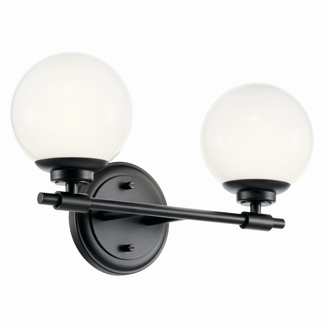 Kichler Canada - 55171BK - Two Light Vanity - Benno - Black