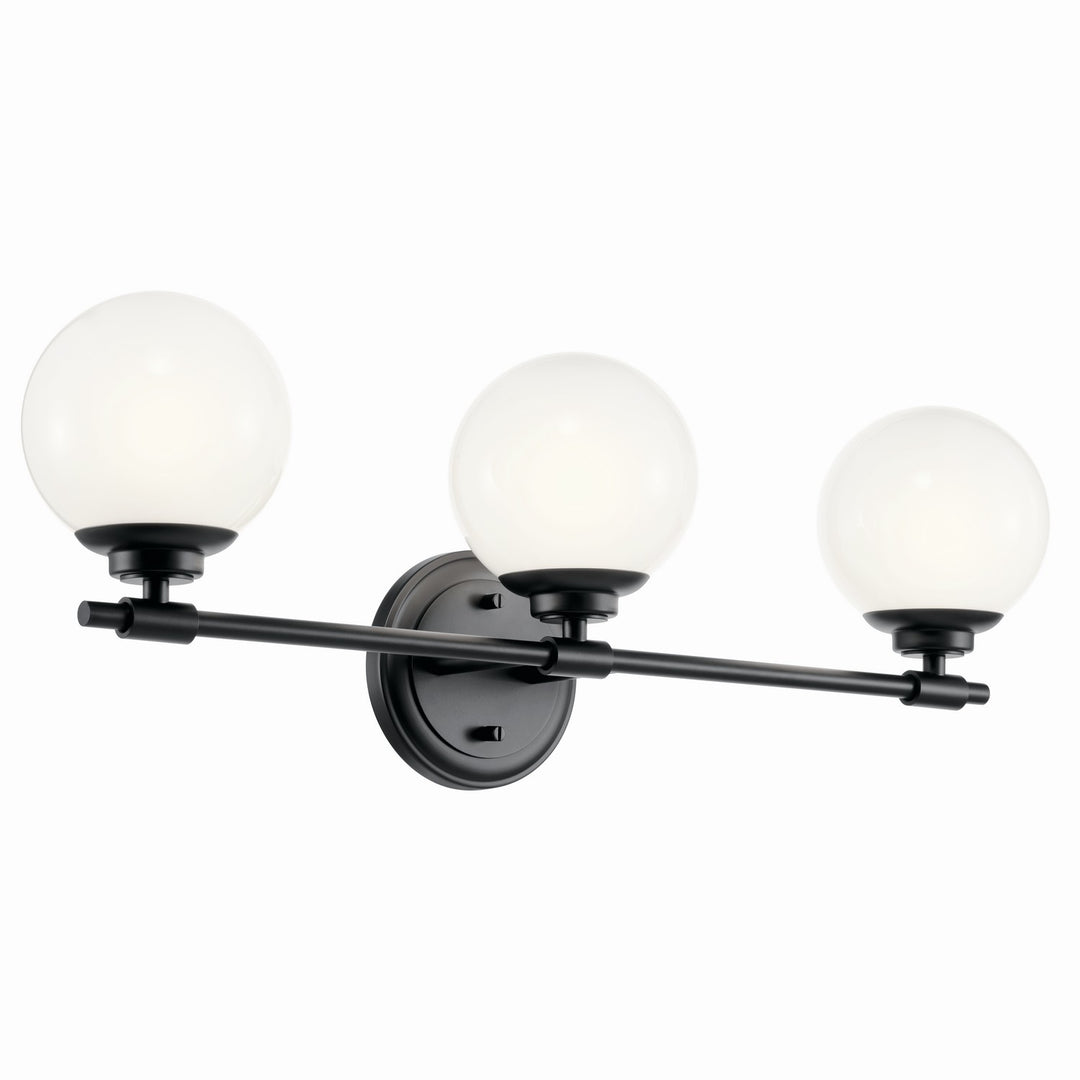 Kichler Canada - 55172BK - Three Light Vanity - Benno - Black