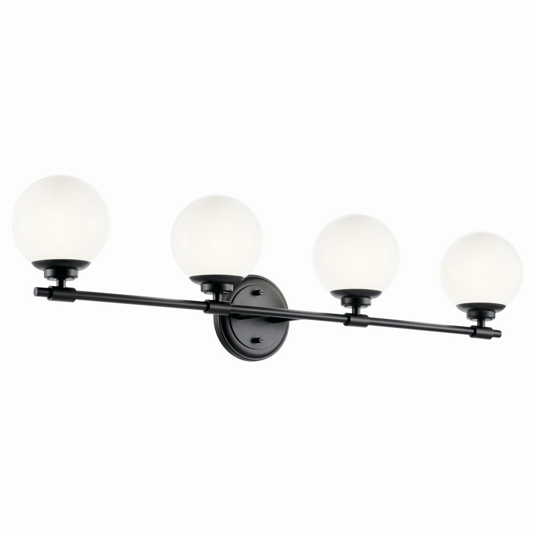 Kichler Canada - 55173BK - Four Light Vanity - Benno - Black