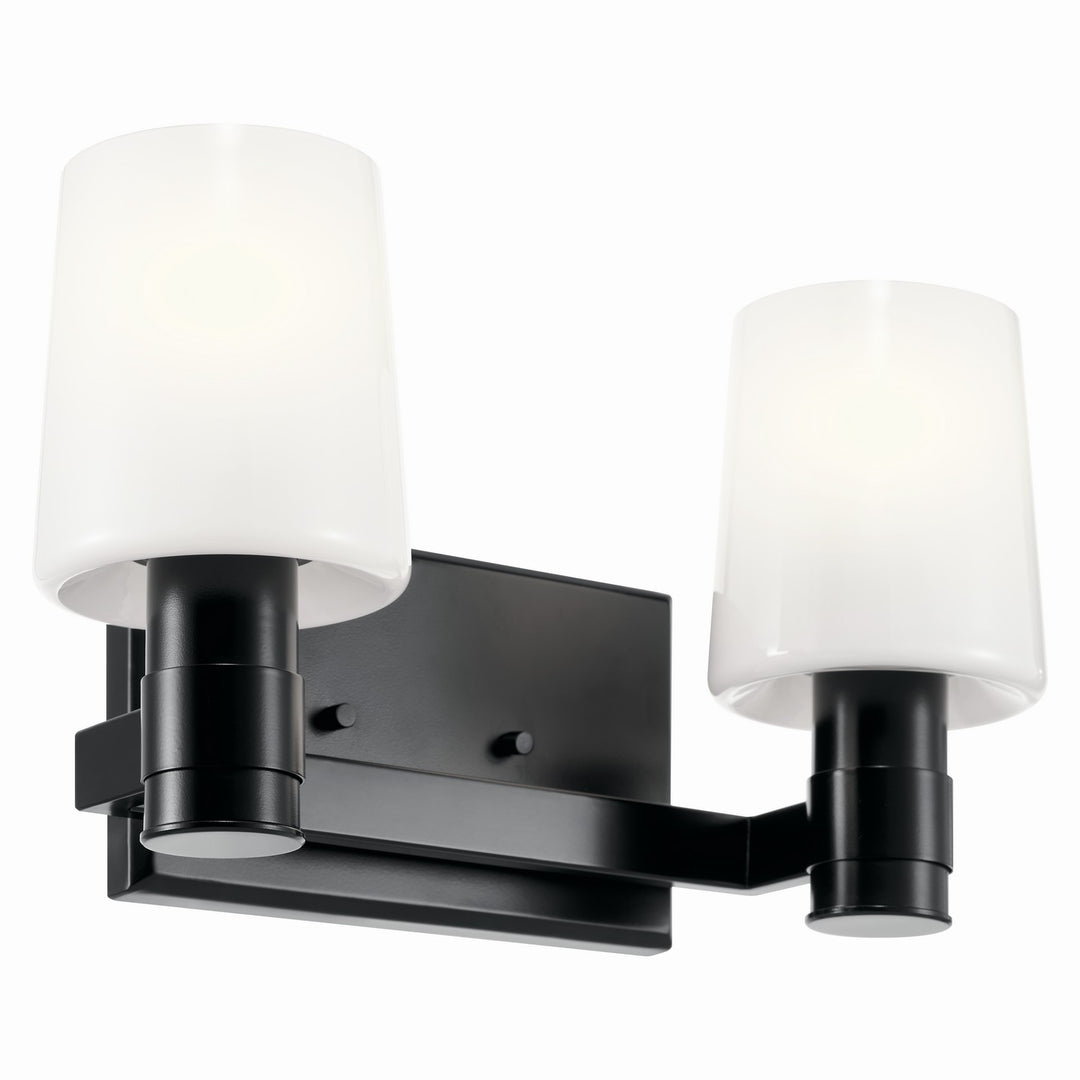 Kichler Canada - 55175BK - Two Light Vanity - Adani - Black