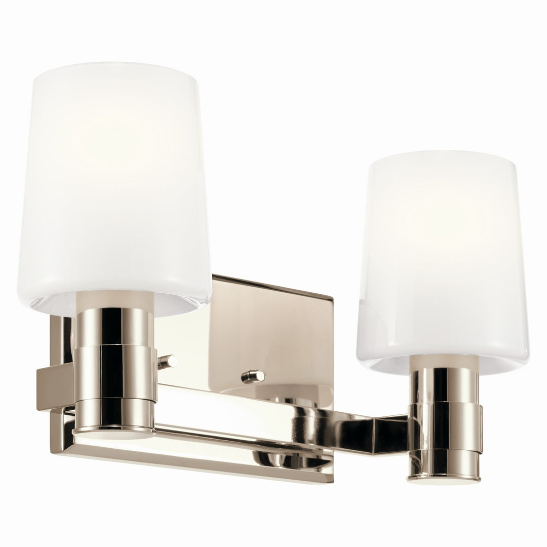 Kichler Canada - 55175PN - Two Light Vanity - Adani - Polished Nickel