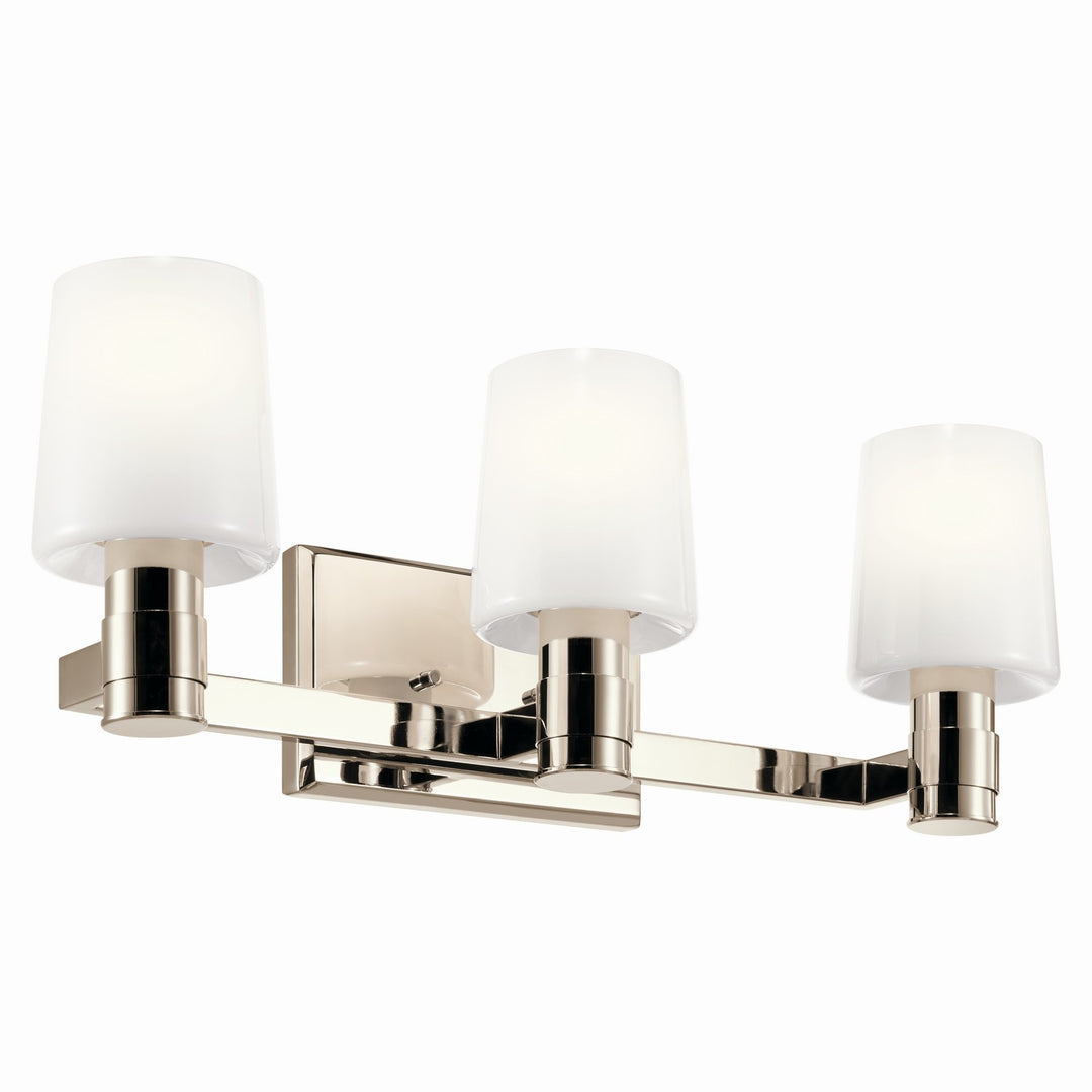 Kichler Canada - 55176PN - Three Light Vanity - Adani - Polished Nickel