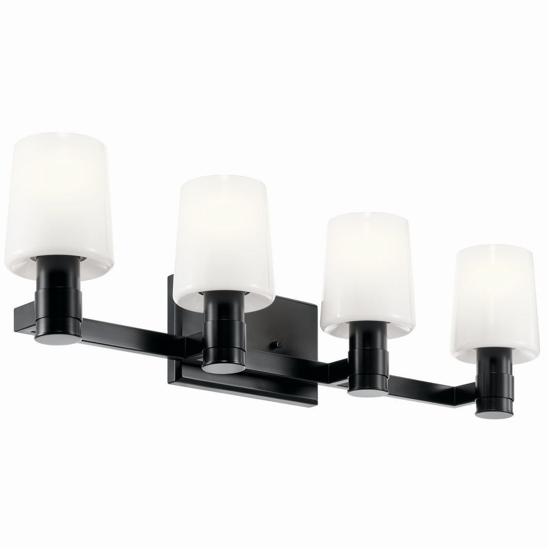 Kichler Canada - 55177BK - Four Light Vanity - Adani - Black