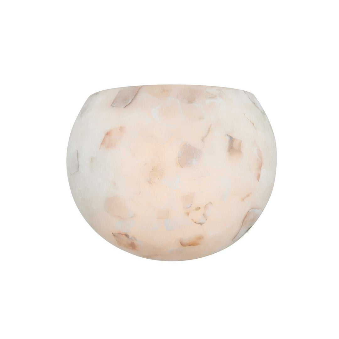 Alabaster Rocks! One Light Wall Sconce Justice Designs