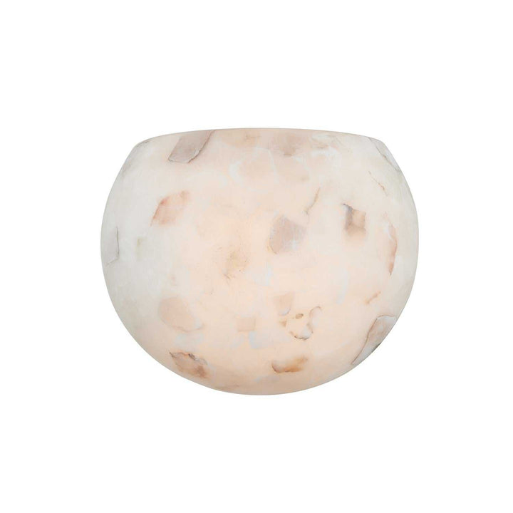 Alabaster Rocks! One Light Wall Sconce Justice Designs